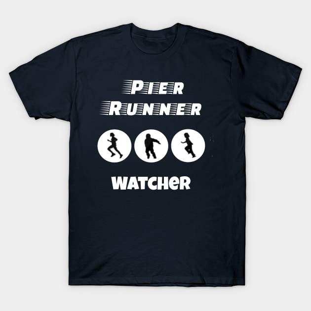 Funny Cruise Pier Runner Watcher Tshirt T-Shirt by kdspecialties